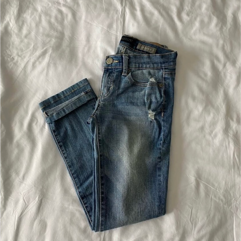 Light Wash Skinny Jeans